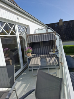 Balkon-Strandkorb